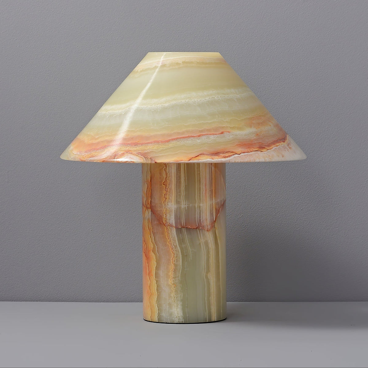 Aurora Vintage Jade Table Lamp-Neutral Decor