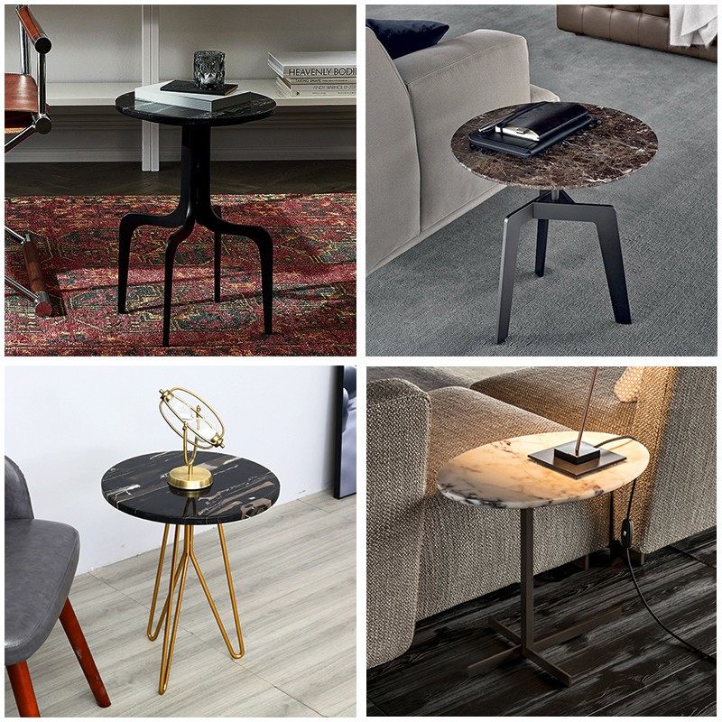 Tolvy Table d'Appoint Décorative