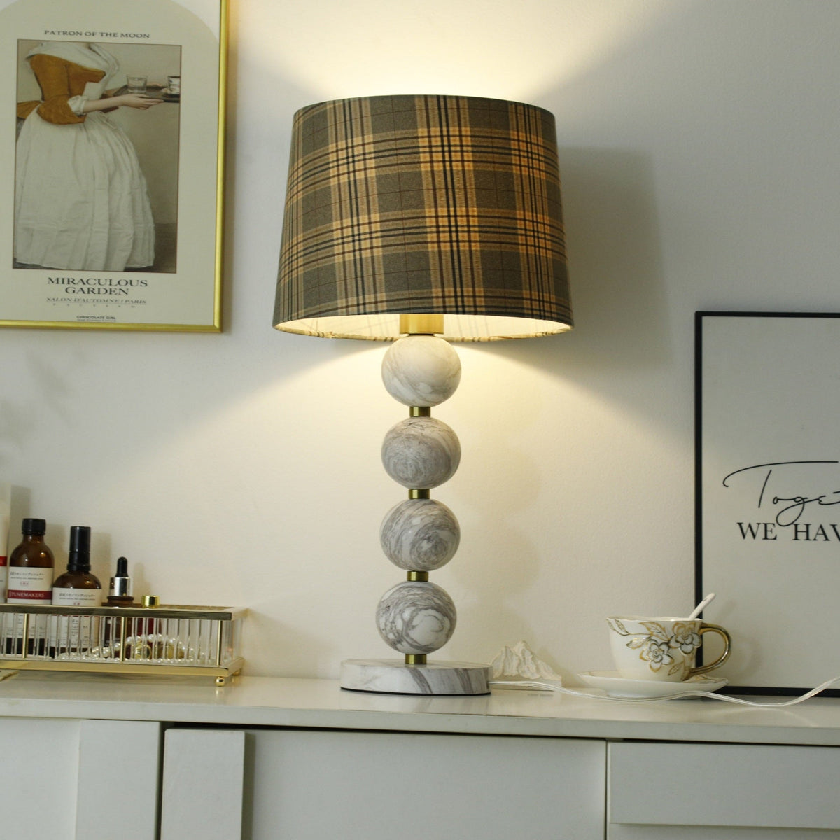 Rowan Moderne Lampe de Table en Marbre