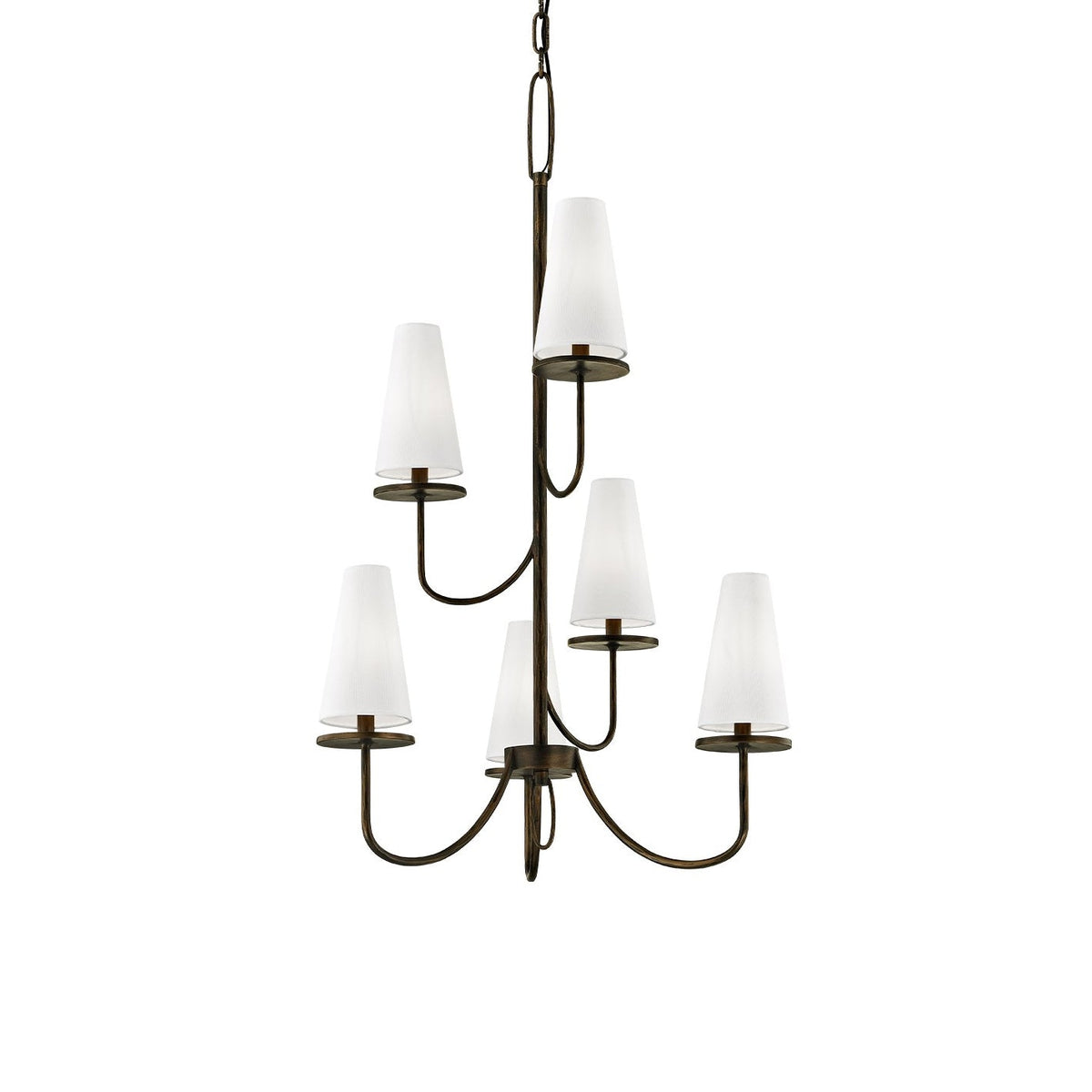 Curaeara Lustre Laiton Tissu Industriel Vintage