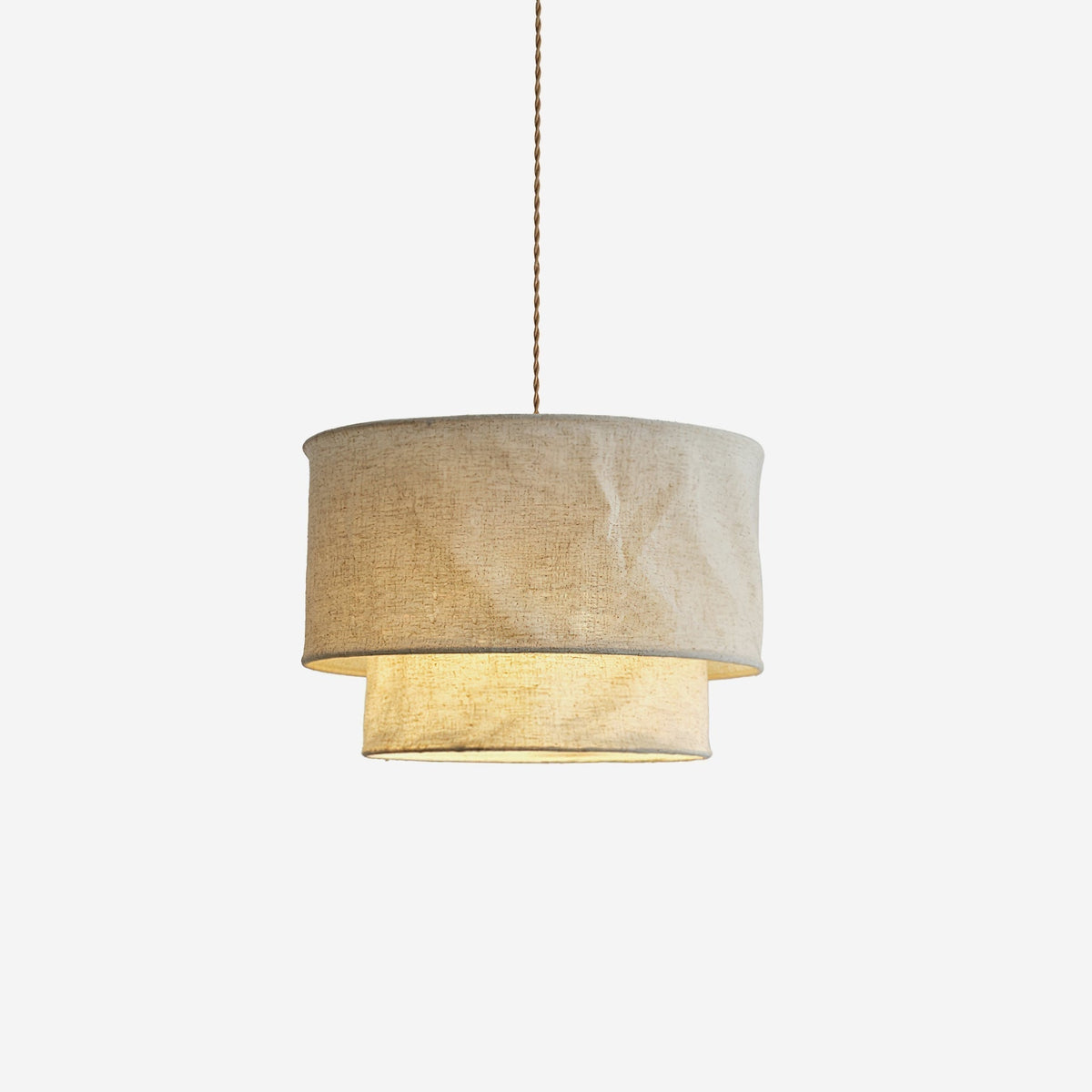 Nuvai Natural Linen Pendant Light-Neutral Decor