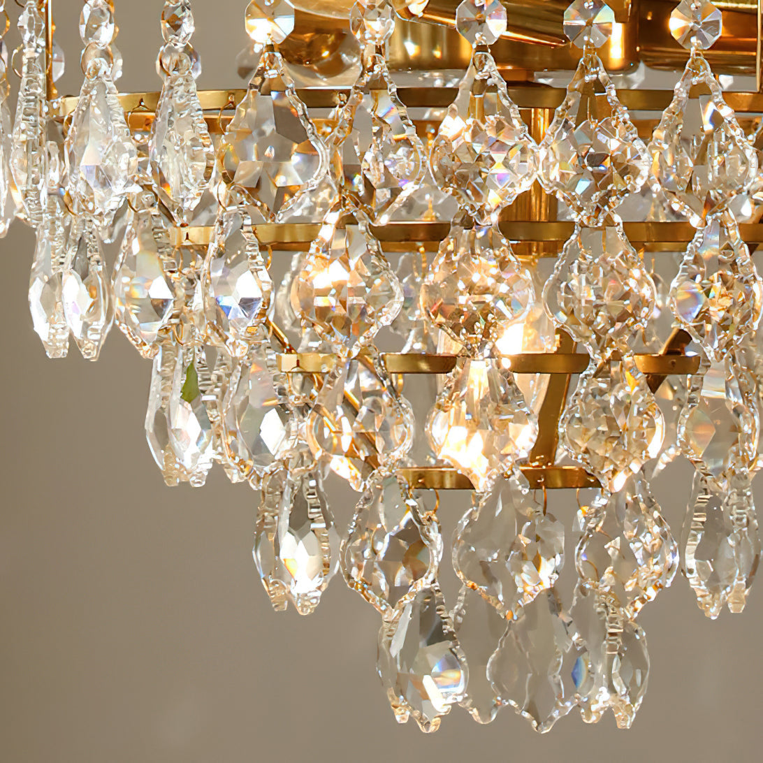 Dimensional drawing of the Dia 14.5 cm Marilyn Crystal Chandelier.