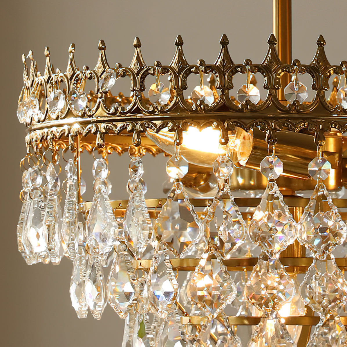 Dimensional drawing of the Dia 26 cm Marilyn Crystal Chandelier.