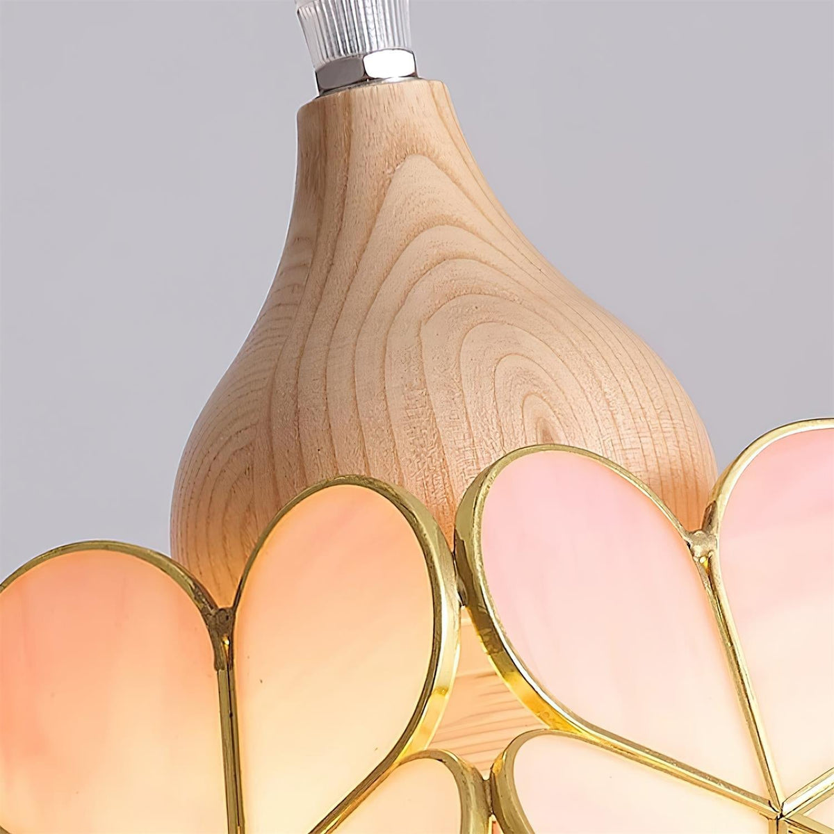 Velina Pink Petal Pendant Light-Neutral Decor