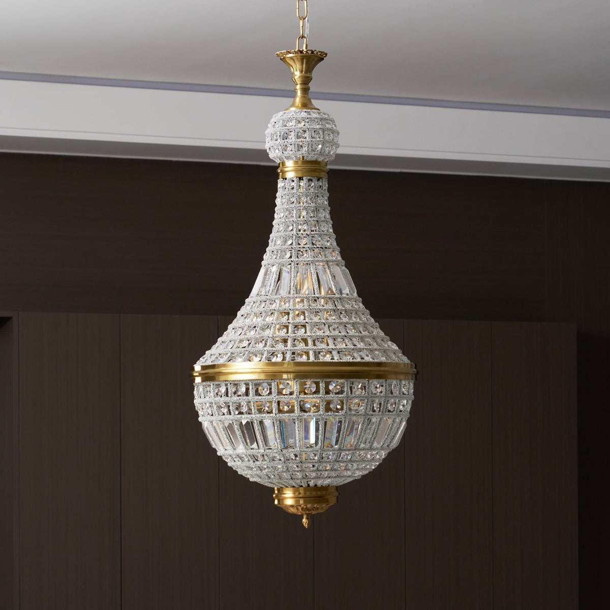 Auristella Crystal Chandelier-Neutral Decor