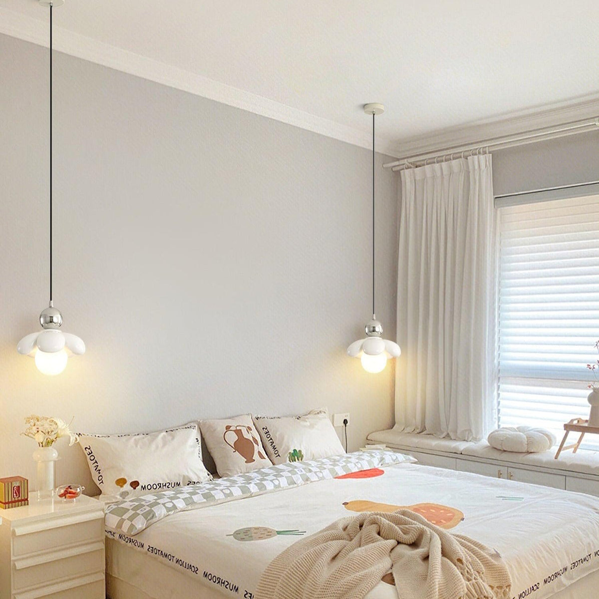 Blossi Flower Pendant Light-Neutral Decor