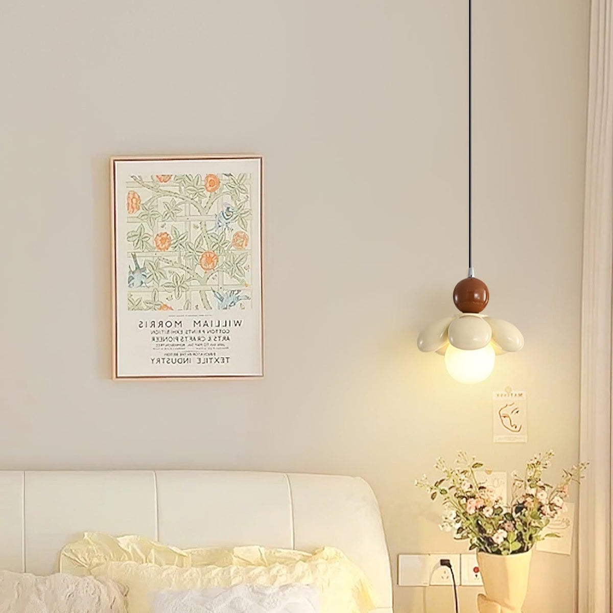 Blossi Flower Pendant Light-Neutral Decor