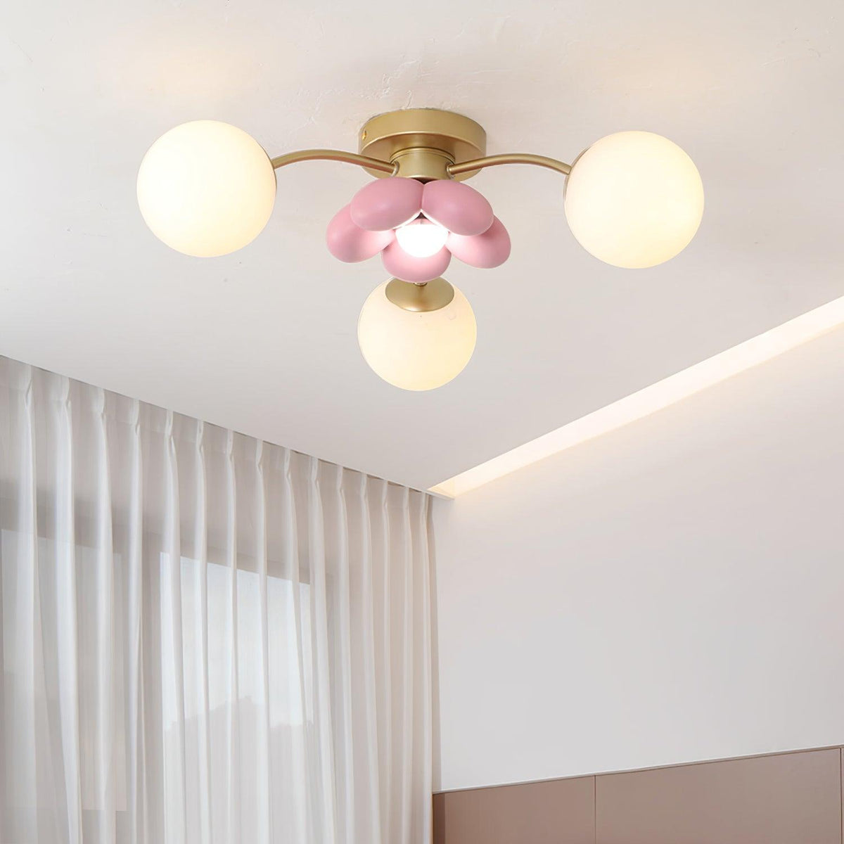 Nirox Pink Petal Ceiling Light-Neutral Decor