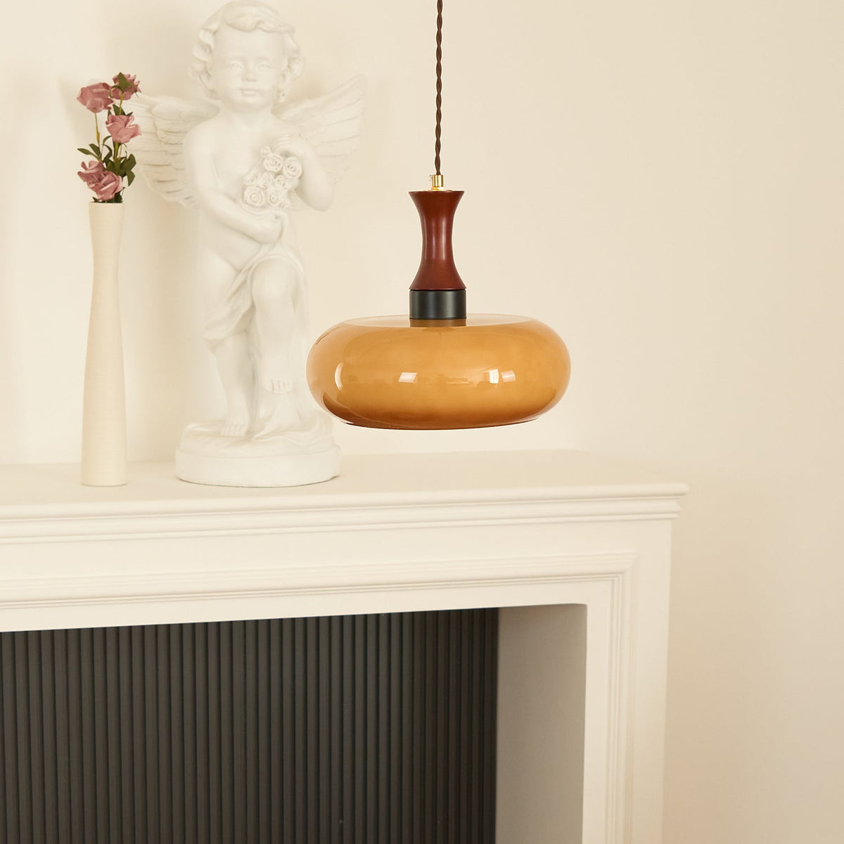 Charlotte Suspension Bois Verre