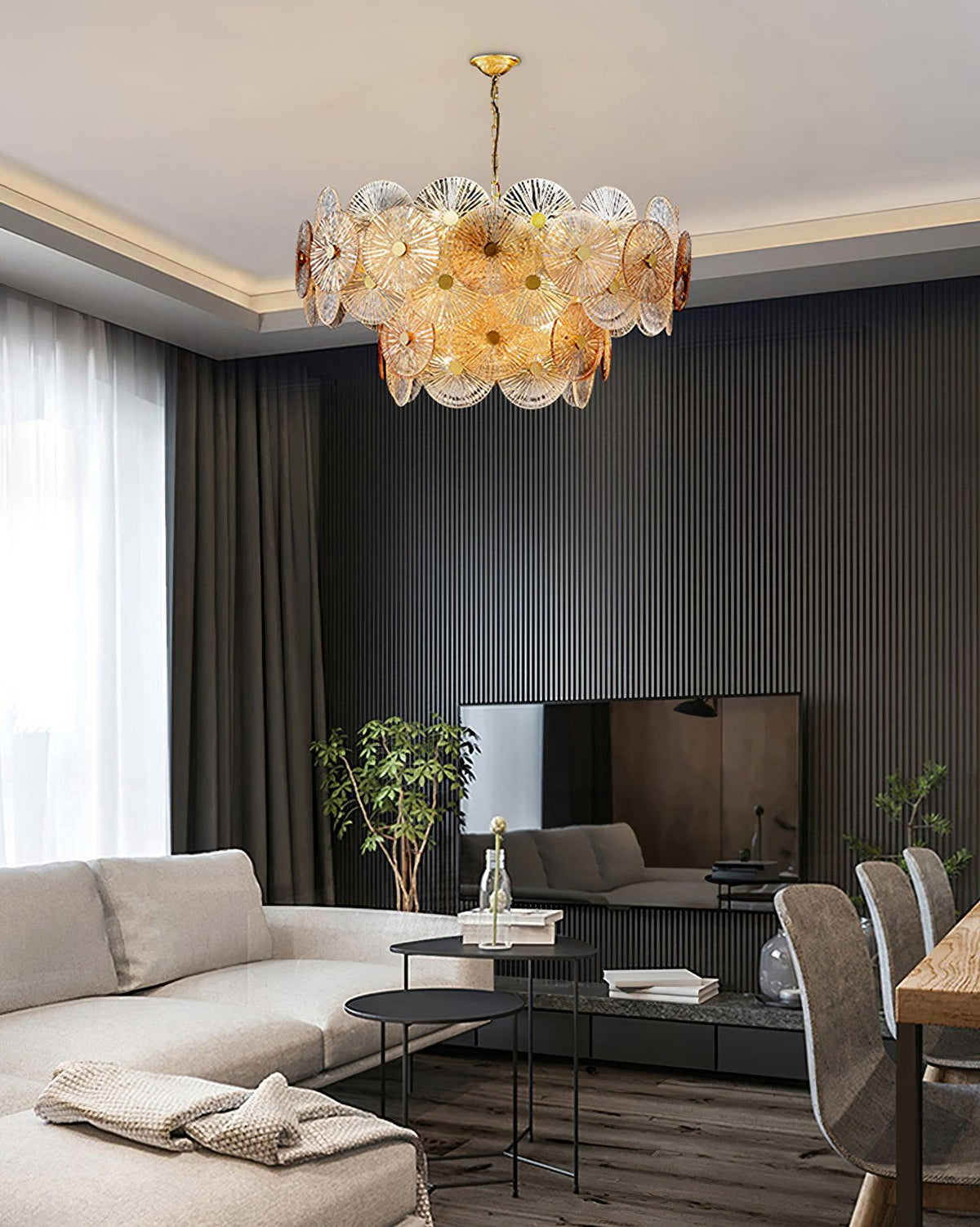 Silvena Lustre en Verre Luxueux