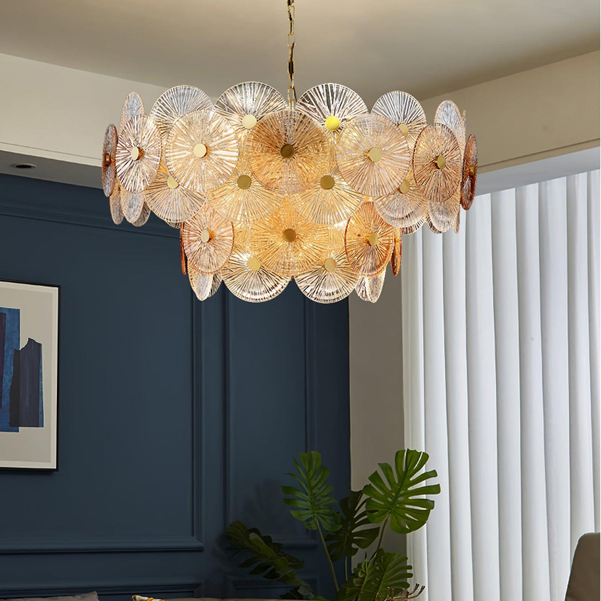 Silvena Lustre en Verre Luxueux