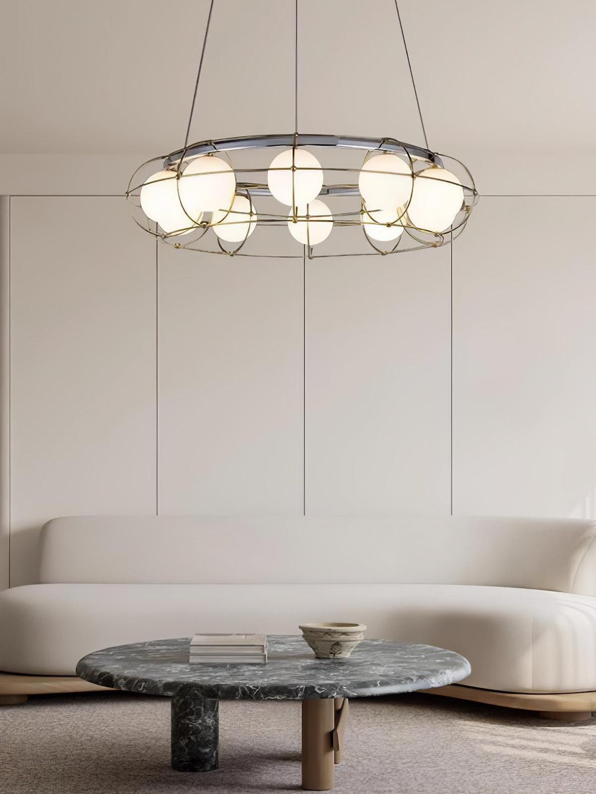 Ilvilia Lustre en Verre Moderne