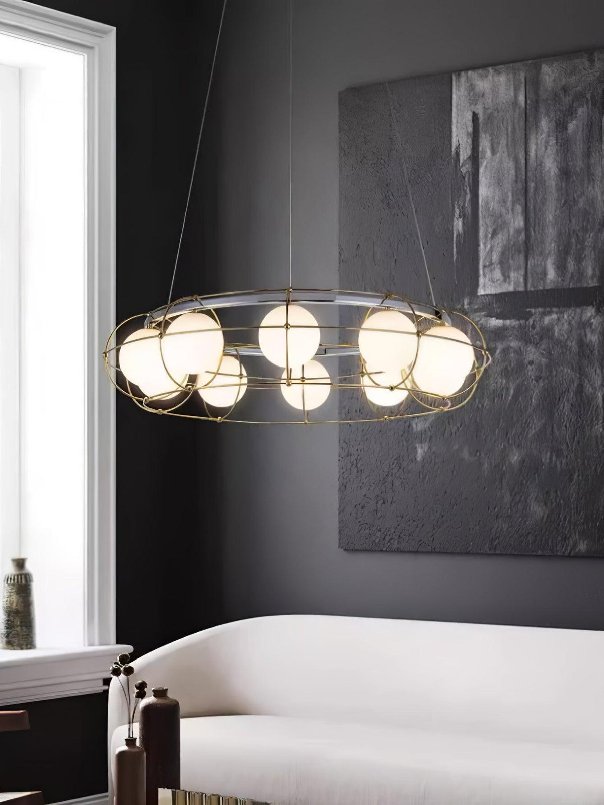 Ilvilia Lustre en Verre Moderne