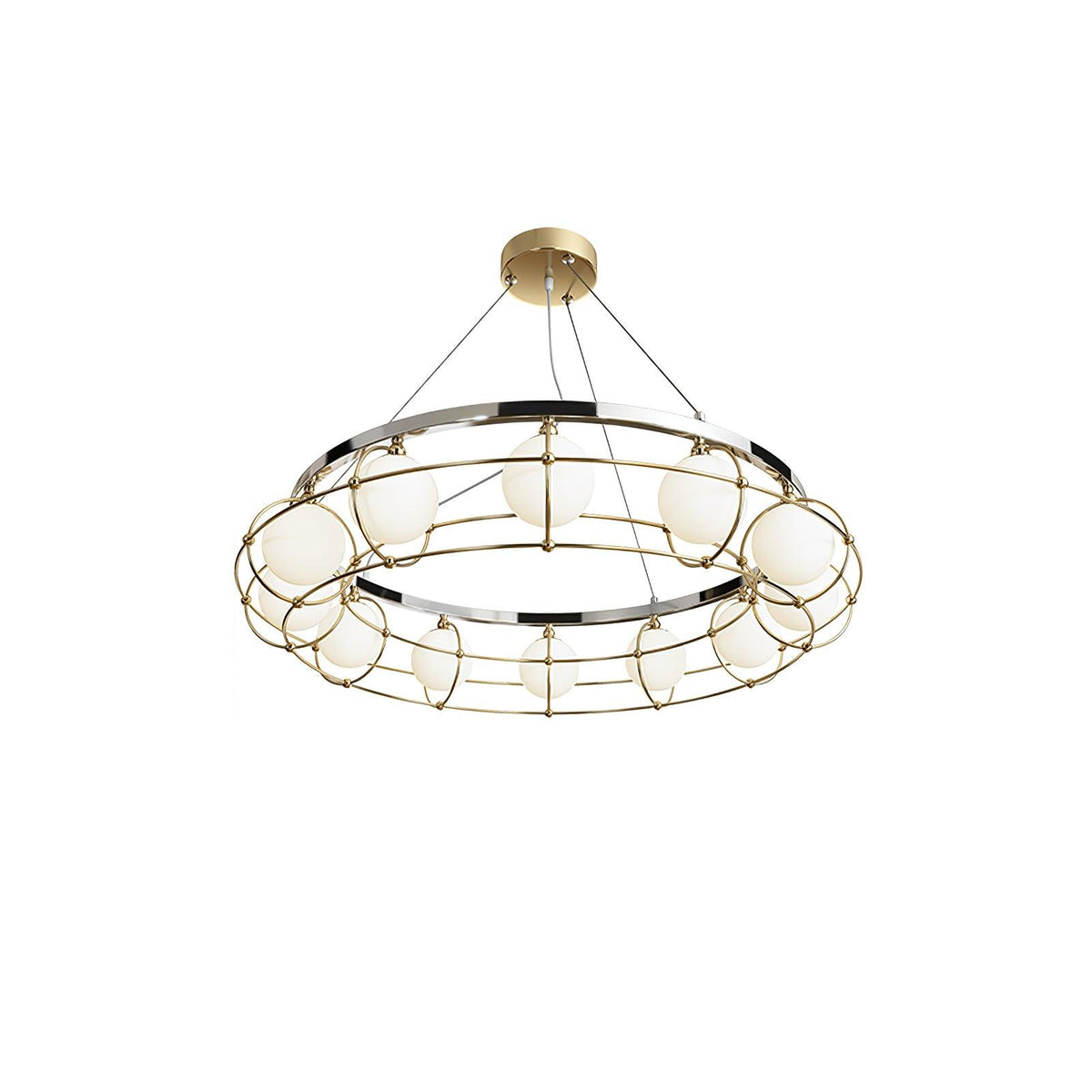 Ilvilia Lustre en Verre Moderne