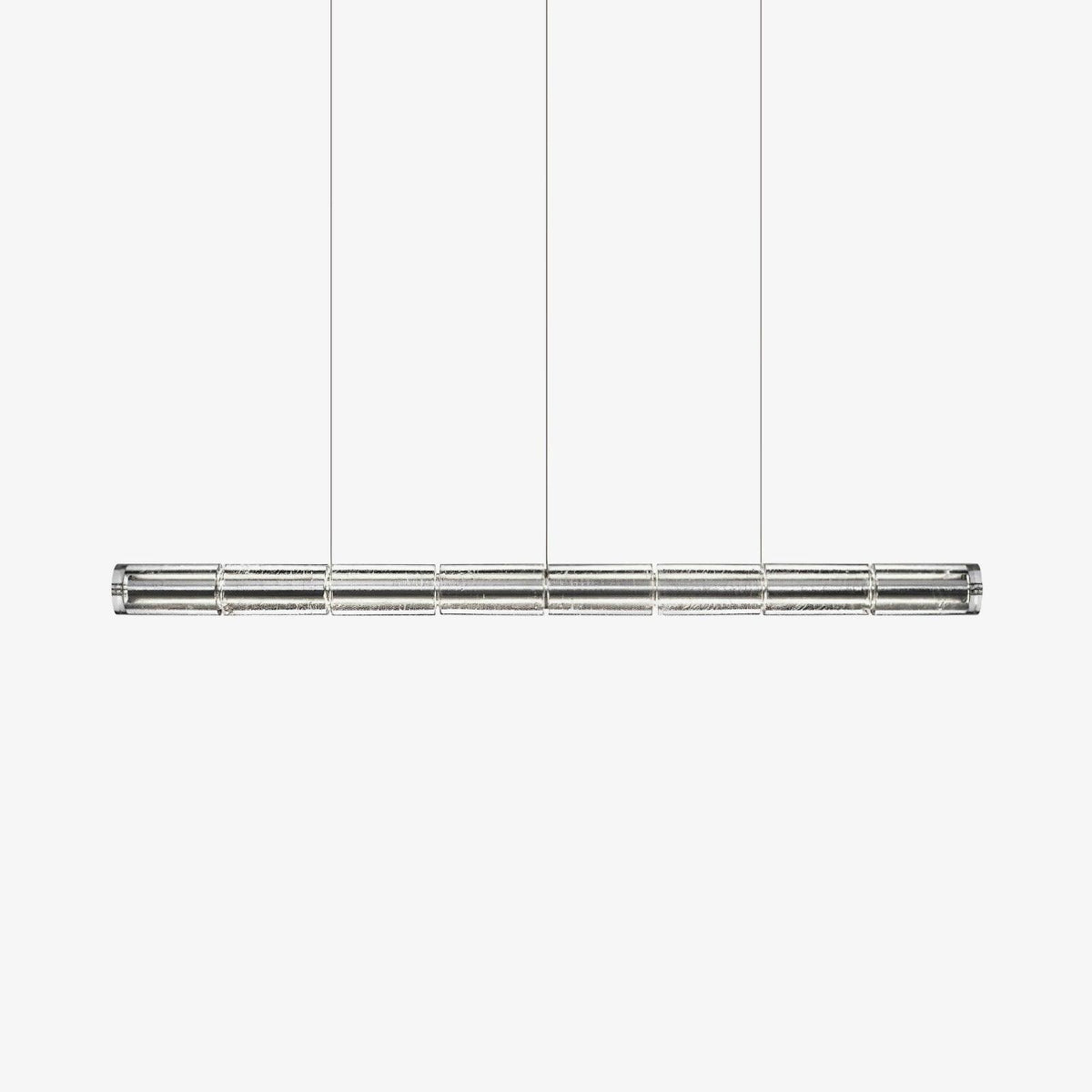 Lyliris Suspension Linéaire en Verre Minimaliste
