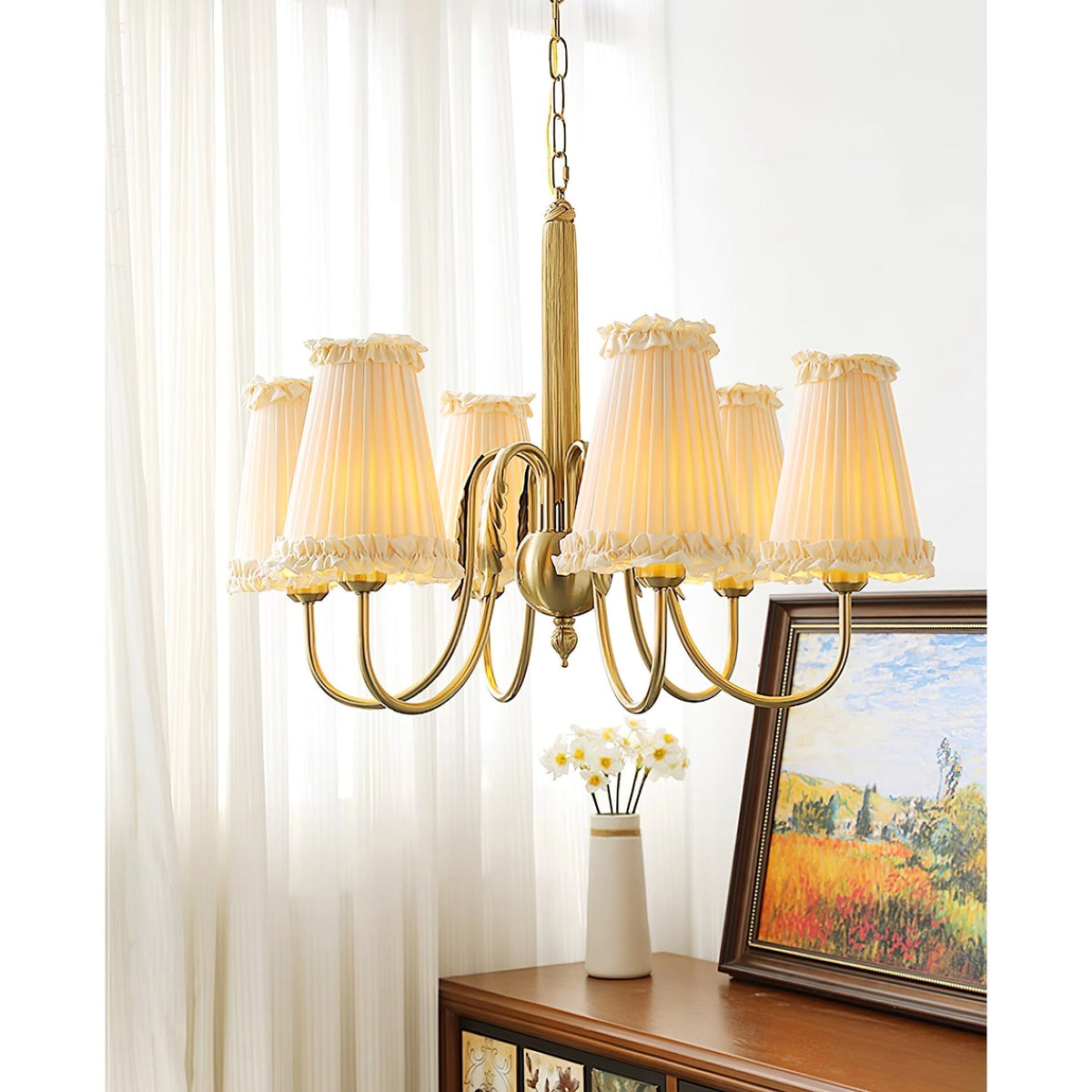 Ervaren Lustre Tissu Luxe Postmoderne Vintage