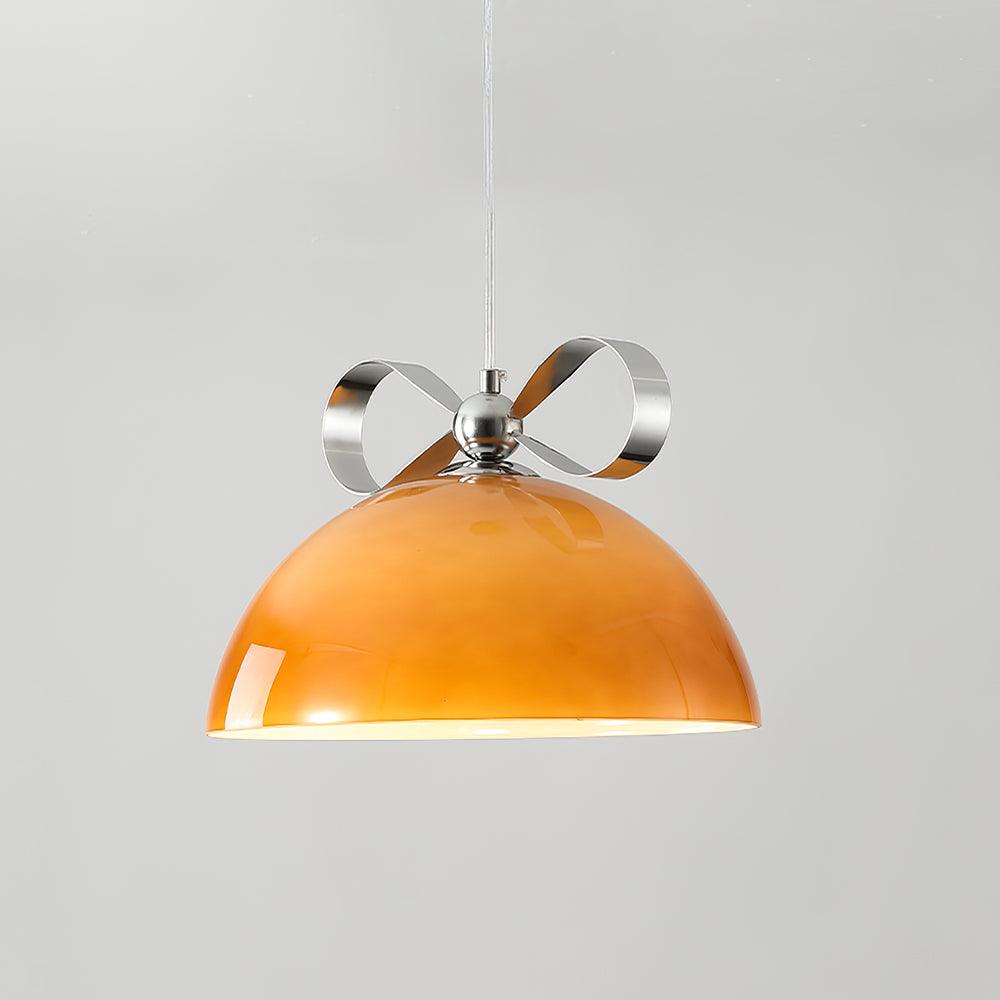 Nelelia Suspension Verre Ambre Salle à Manger