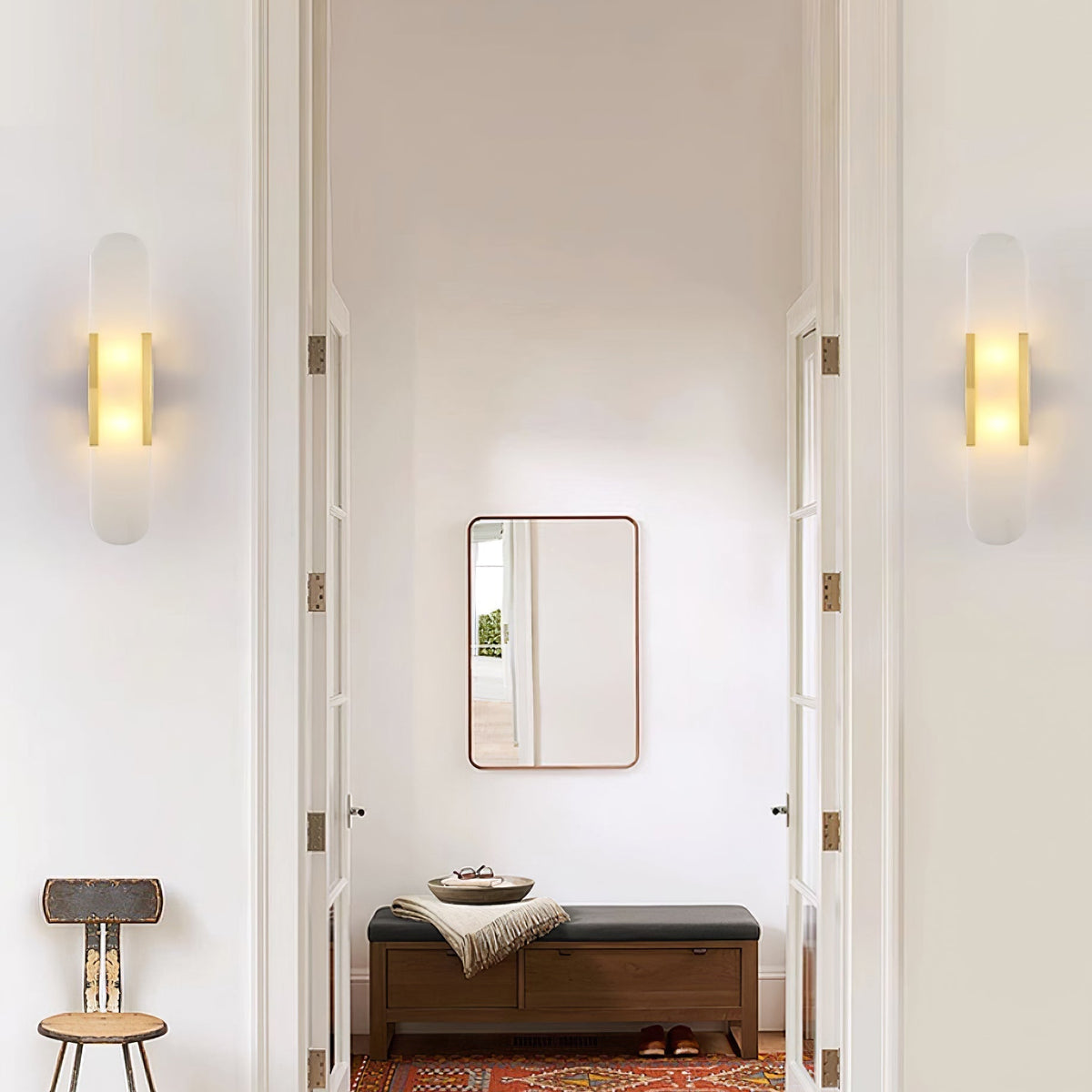 Veo Applique Murale en Albâtre de Luxe
