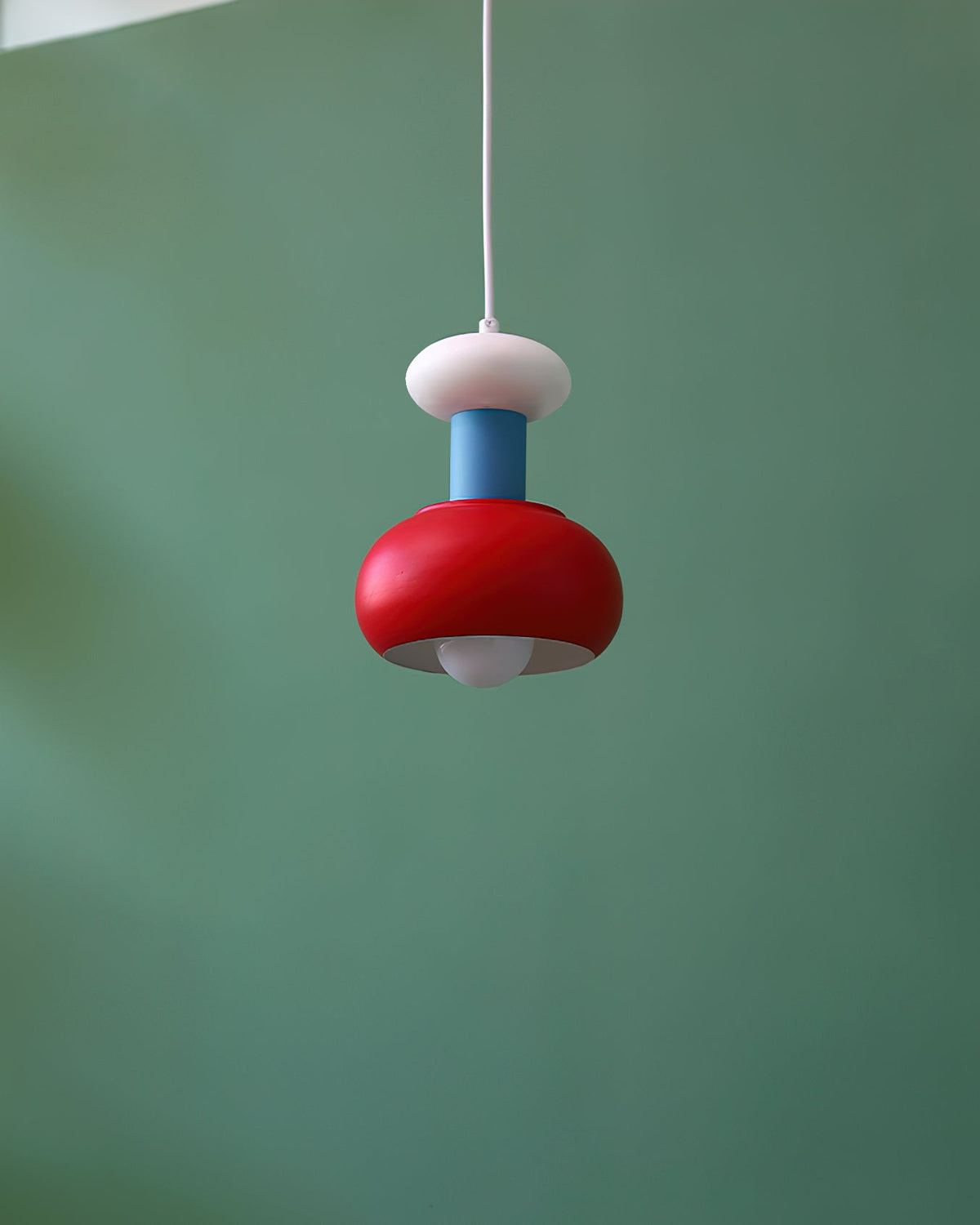 Meli Pendant Light shown with the light off.