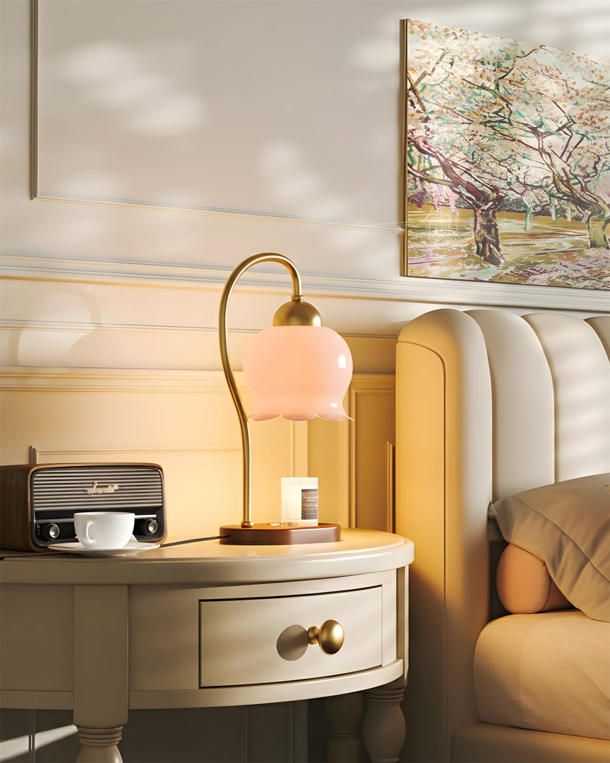 Lioreria Lampe de Table Chauffe-Parfums