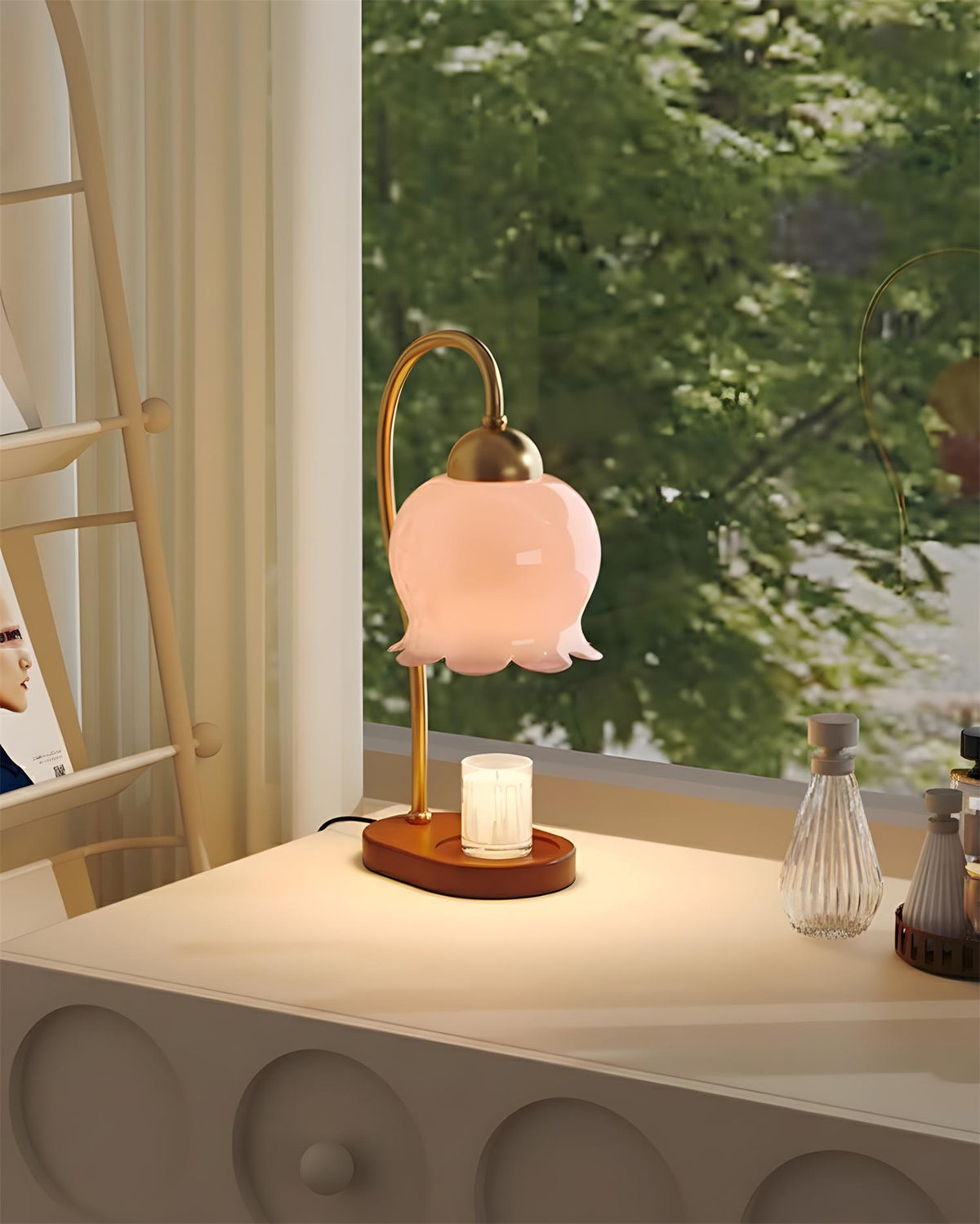 Lioreria Lampe de Table Chauffe-Parfums