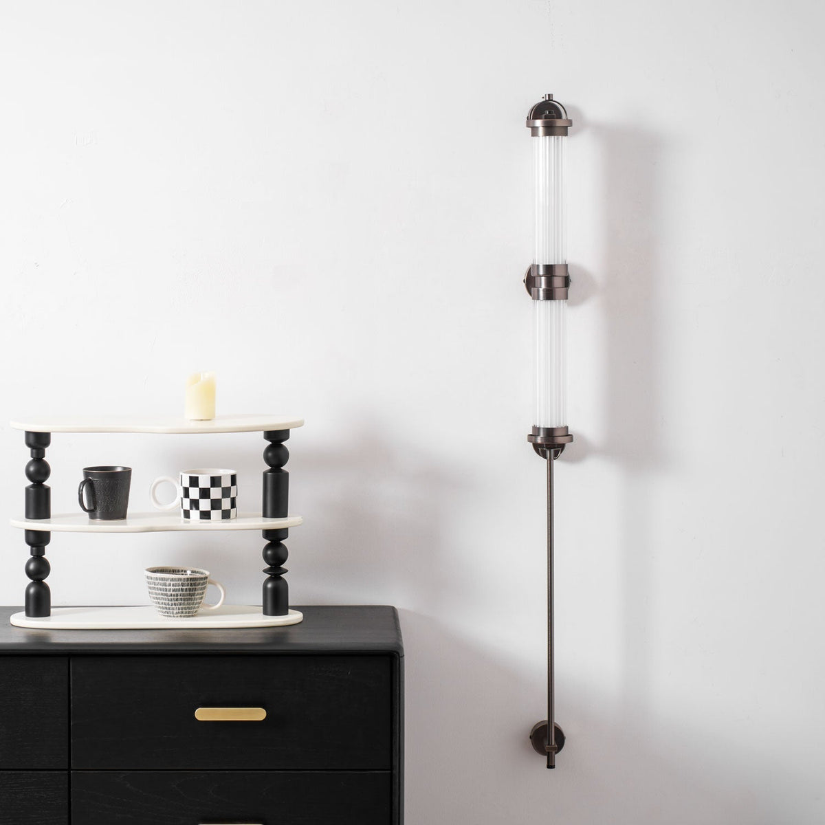 Myrtle Applique Murale Verticale en Verre Art Nordic Premium