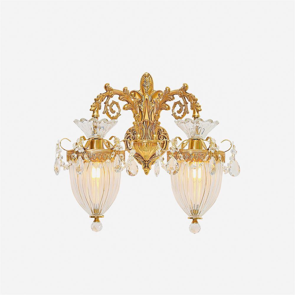 Vireon Wall Lamp Gold Double Sconce Modern-Neutral Decor