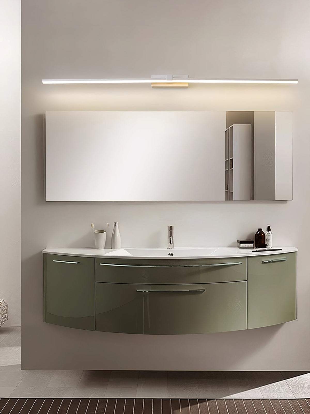 Yume Applique Murale Linéaire Minimaliste en Miroir