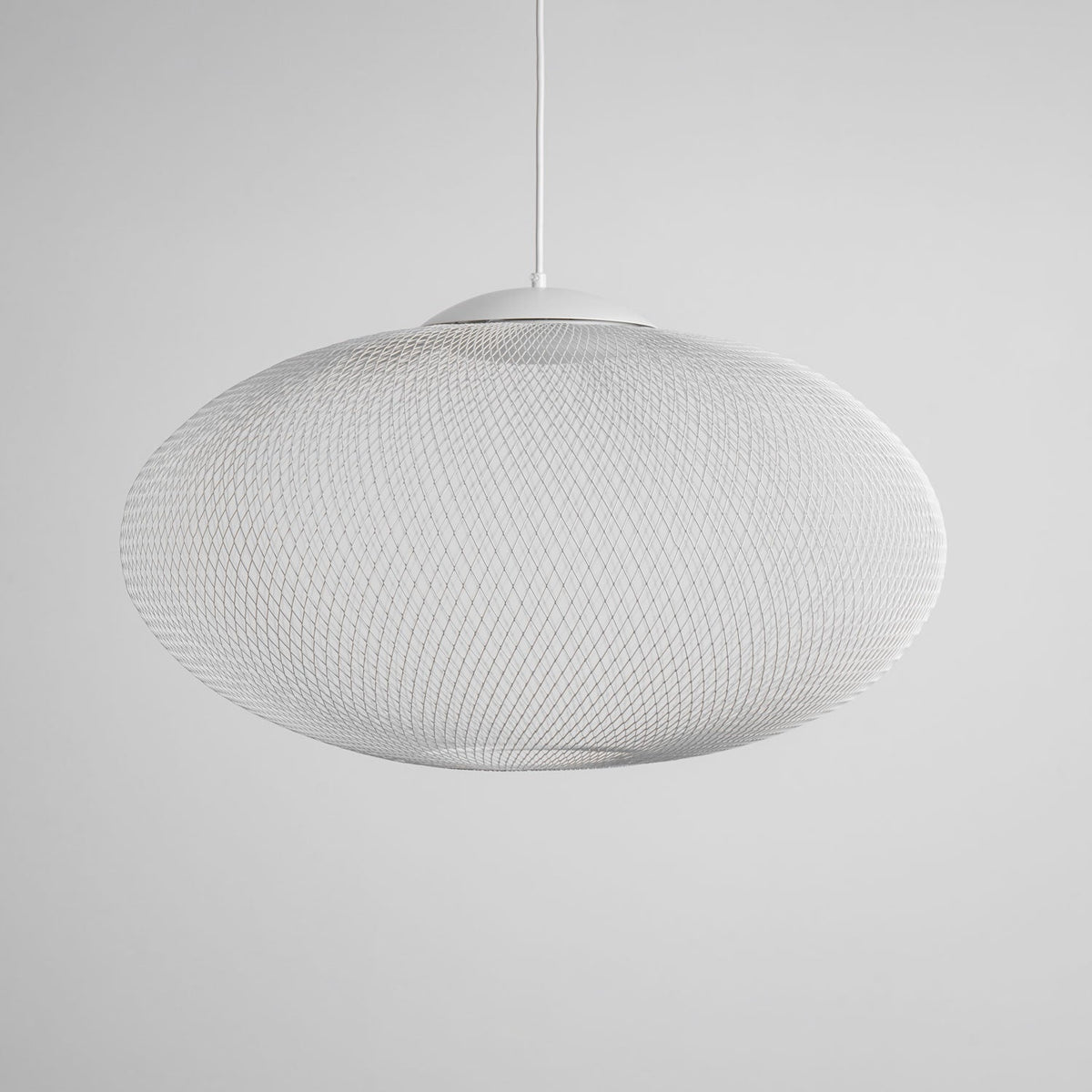 Viananne Suspension Lampe Maille Noire