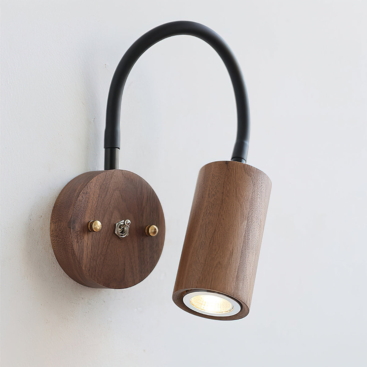 The lamp head of the Micro Wall Lamp, showing the E26/E27 bulb base.