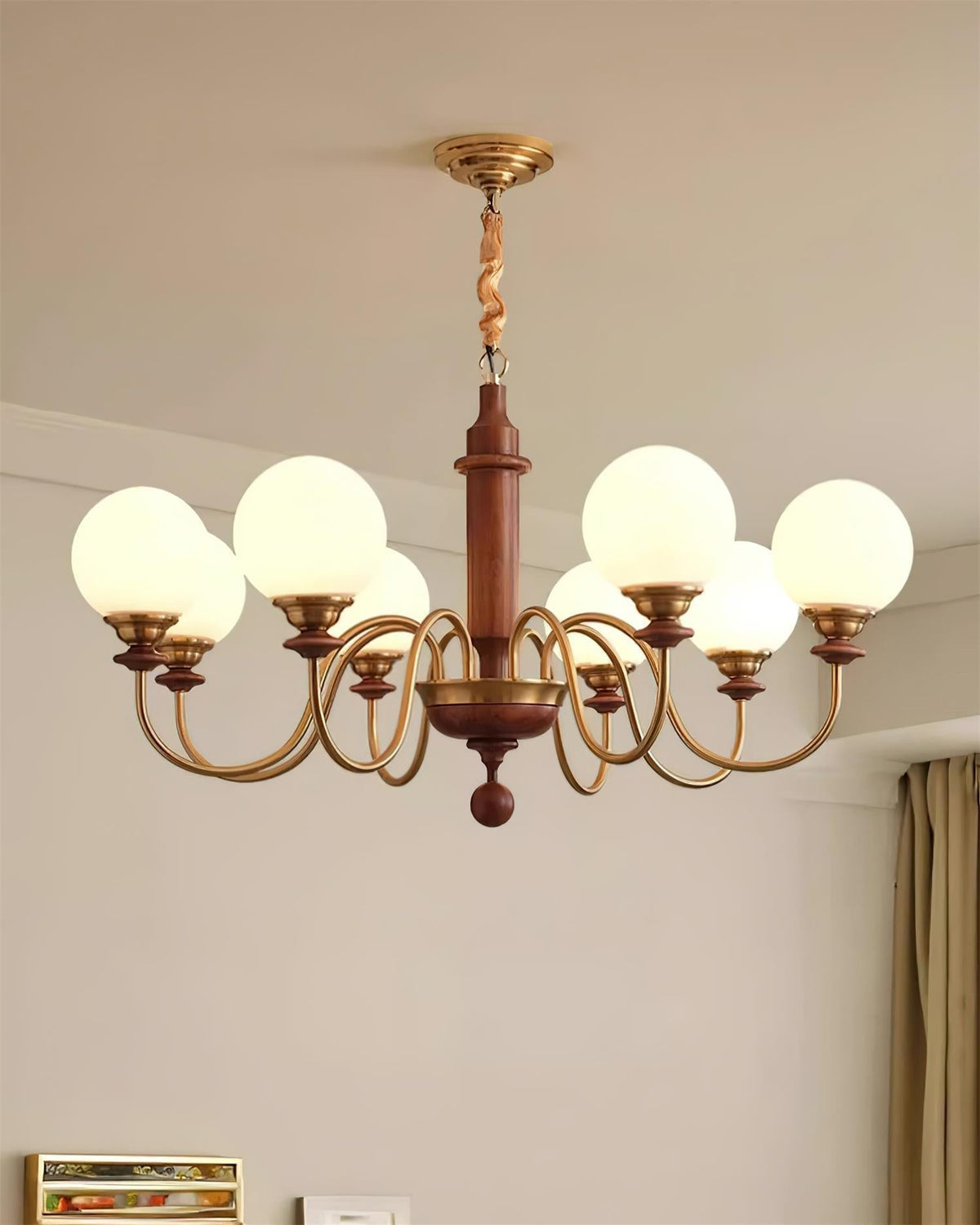 Lumivian 8-Light Globe Chandelier-Neutral Decor