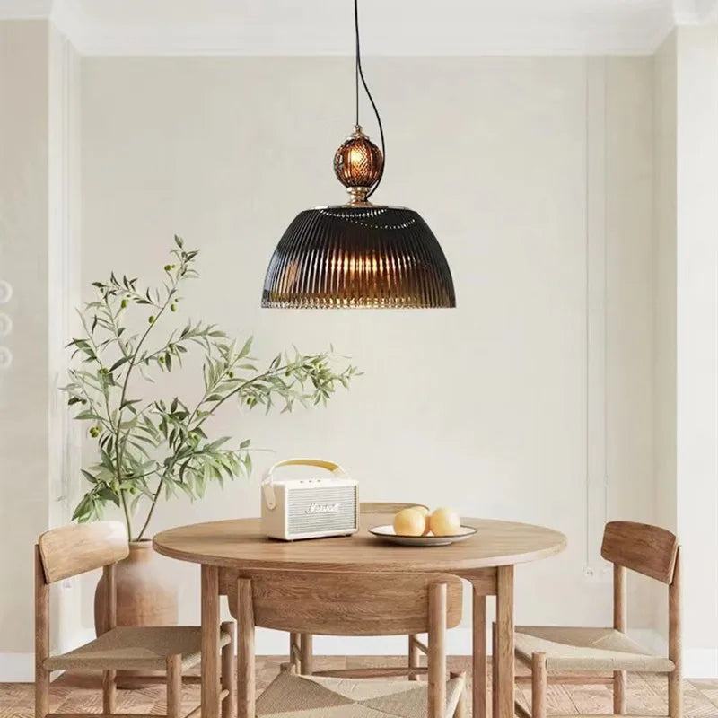 Silva Retro Métal Verre Suspension Chambre à Coucher Salle d'étude