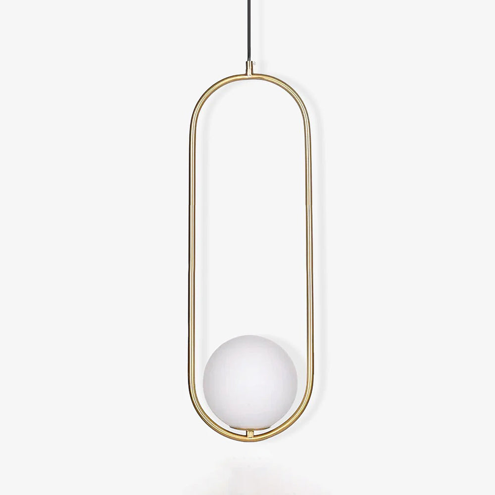 Iselira Suspension Anneau Moderne en Laiton