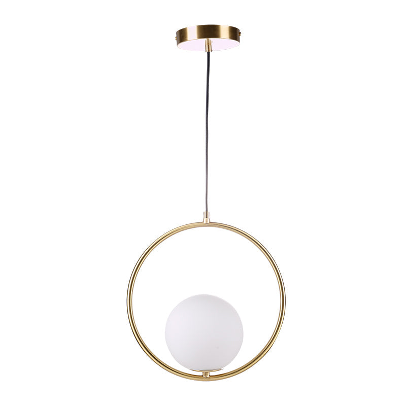 Iselira Suspension Anneau Moderne en Laiton