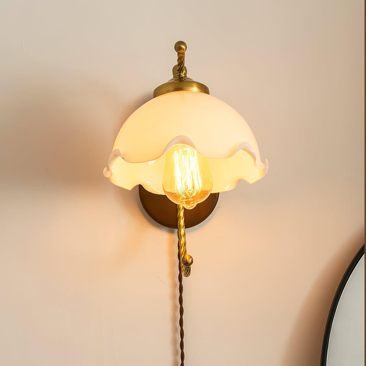 Olyss Applique Murale Vintage en Bois