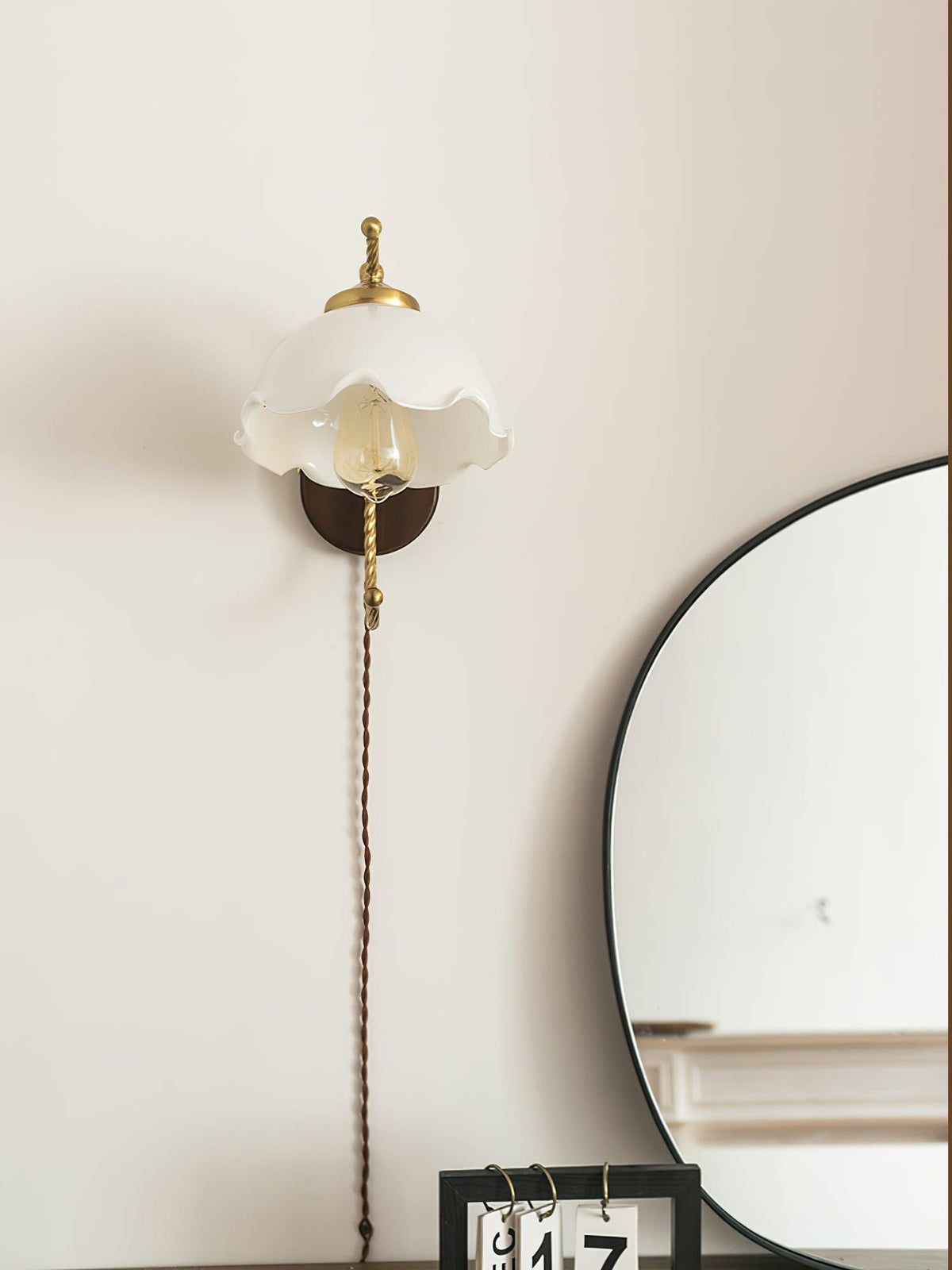 Olyss Applique Murale Vintage en Bois