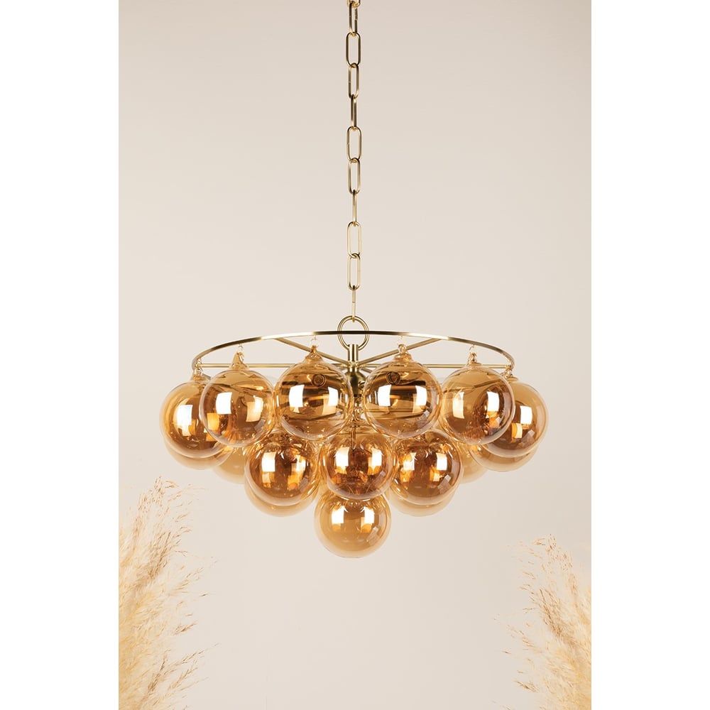 Darenaya Lustre en Verre Globe Élégant