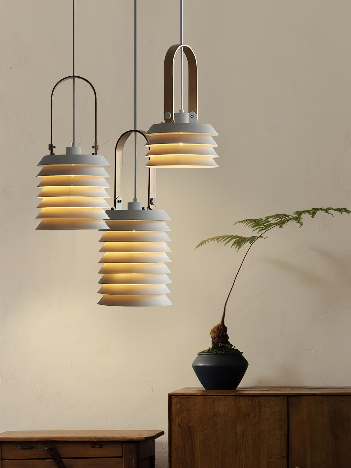 Eurtalia Suspension Lampe Lanternes Métal Art Minimaliste