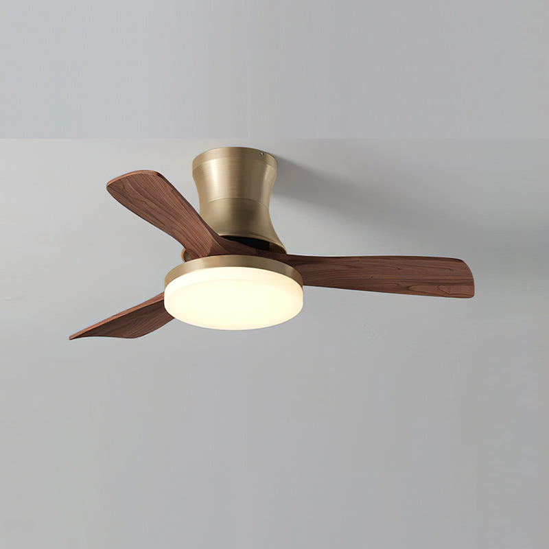 Close-up of the fan's metal housing