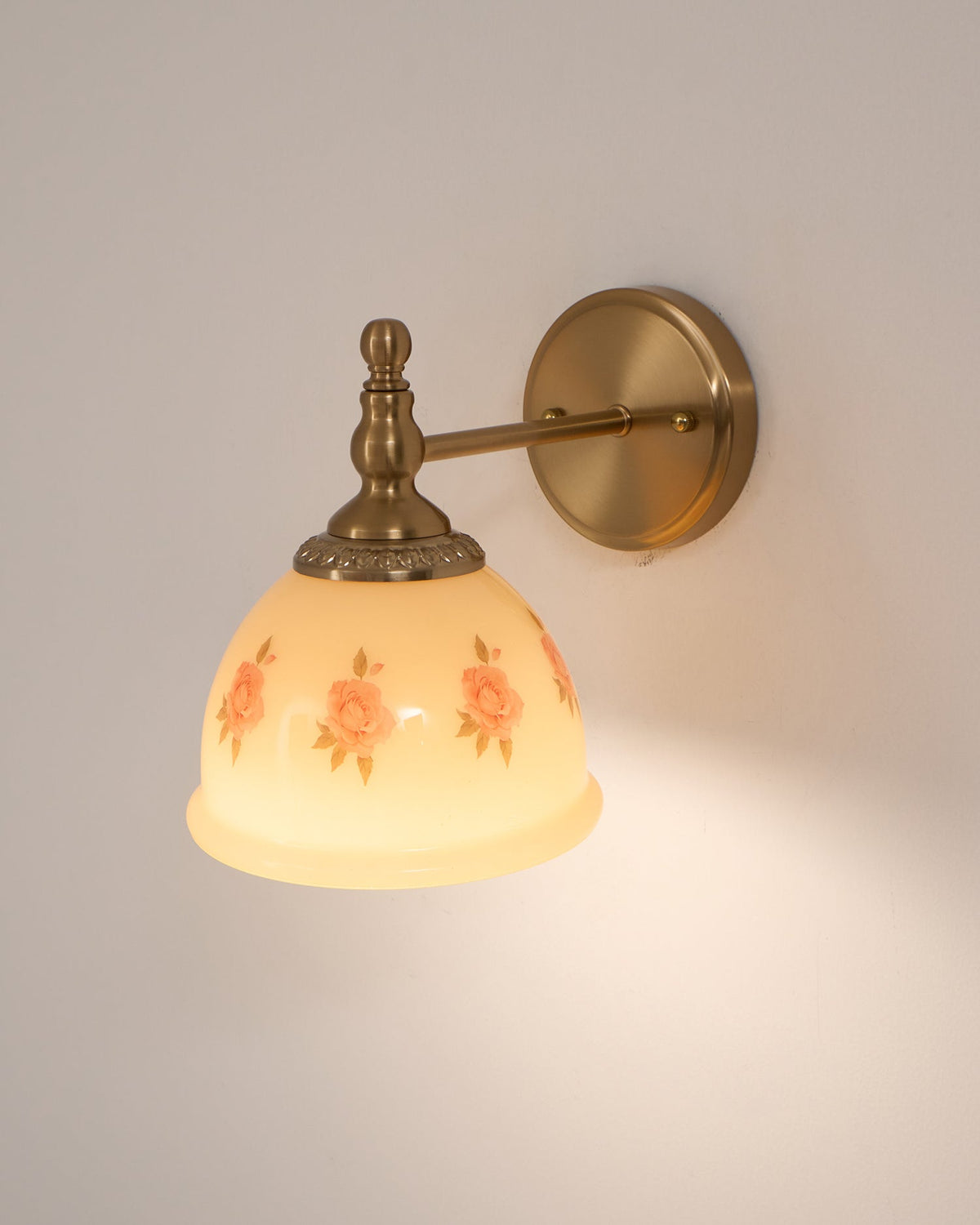 Mishya Floral Wall Lamp-Neutral Decor