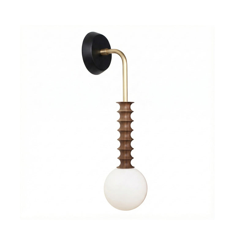 Mobo Wall Lamp installed in a modern living room setting.