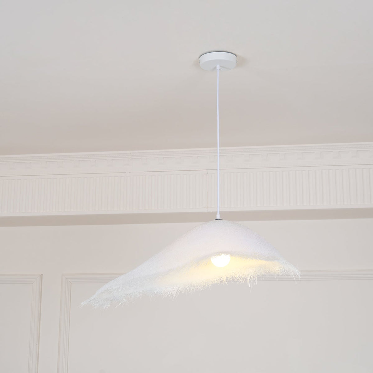 Finnana Suspension en Travertin Pierre Naturelle