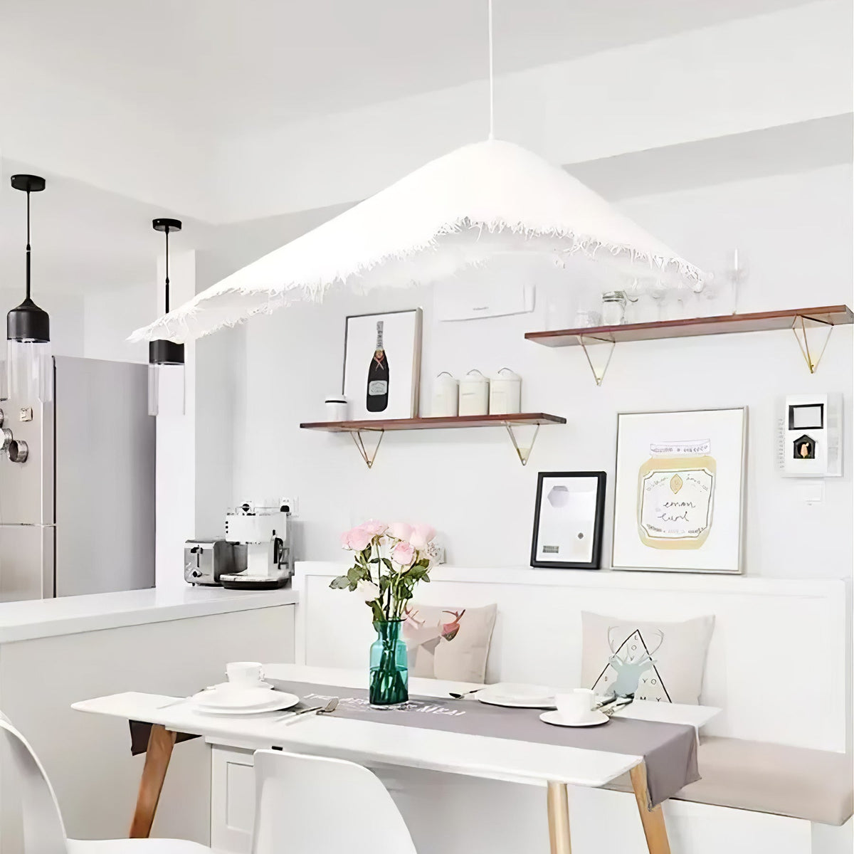 Finnana Suspension en Travertin Pierre Naturelle