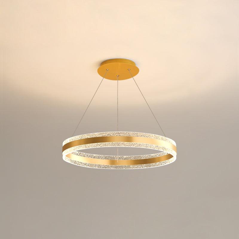 Kalira Suspension Lampe Cercles LED Modernes