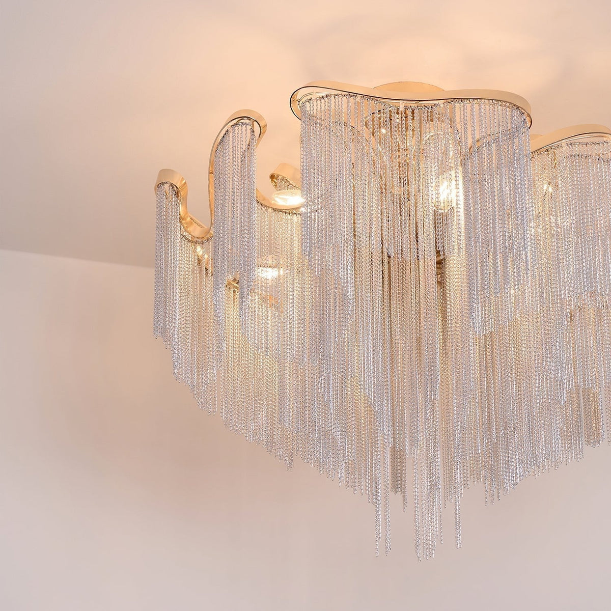 Levora Plafonnier Moderne Art Frange