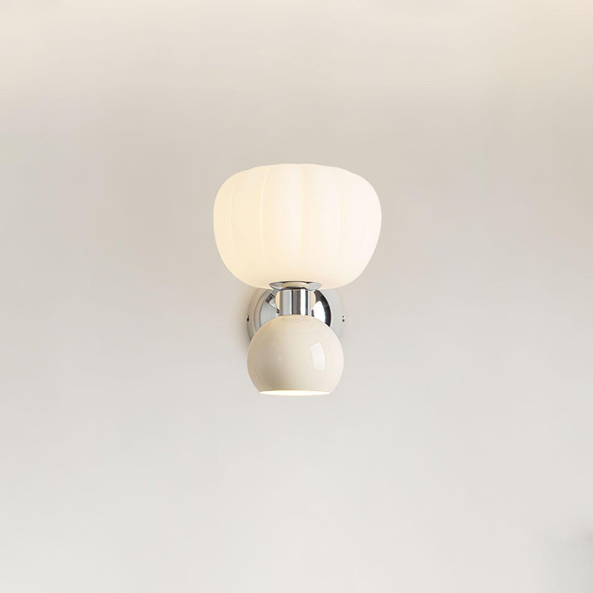 Helora Applique Murale en Plastique Crème Art Nordique