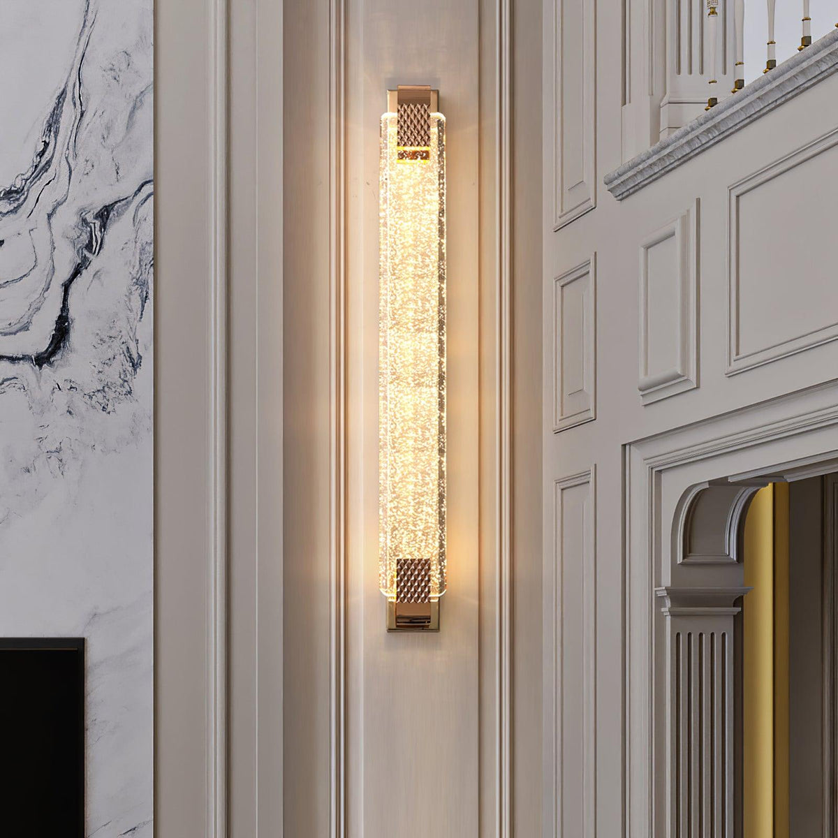 Virelre Lampe Murale Glam en Cristal