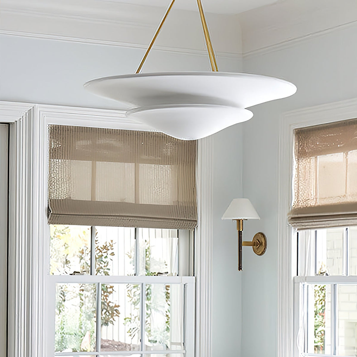 Avinisra Lustre En Laiton Et Métal Minimaliste Moderne
