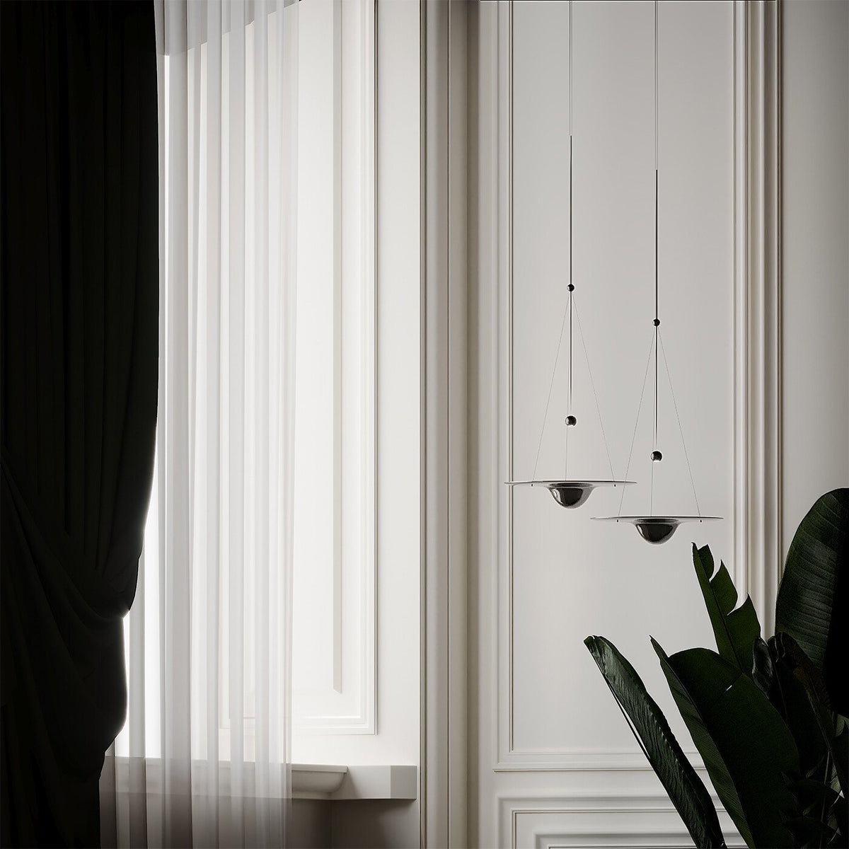 Vesperce Suspension Minimaliste en Laiton