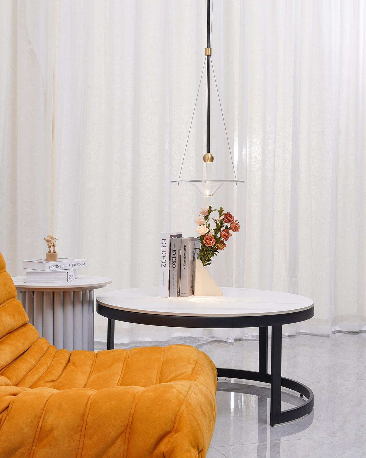 Vesperce Suspension Minimaliste en Laiton